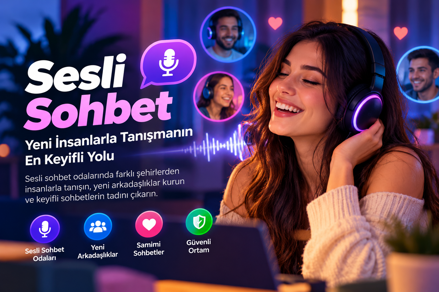 Sesli Sohbet ve Arkadaşlık: Yeni İnsanlarla Tanışmanın Keyifli Yolu